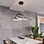 olcso Kör-led mennyezeti lámpa klaszter design 58cm mennyezeti lámpa nordic modern egyszerű stílusú nappali otthon luxus hálószoba iroda étterem világítás csak szabályozható távirányítóval
