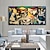 cheap Famous Paintings-Guernica By Picasso Oil Paintings Reproductions Famous Wall Art Canvas Picasso Pictures Home Wall Decor Decor Rolled Canvas No Frame Unstretched