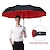 Недорогие Зонты-большой зонт от солнца, полностью автоматический двухслойный коммерческий большой зонт от ветра, диаметр 105 см/41,33 дюйма