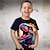 olcso fiú 3D-s pólók-Fiú 3D Grafika Állat Dinoszaurus Póló Rövid ujjú 3D nyomtatás Nyár Tavasz Aktív Sportok Divat Poliészter Gyerekek 3-12 év Szabadtéri Hétköznapi Napi Normál