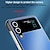 ieftine Carcasă Samsung-telefon Maska Pentru Samsung Galaxy Z Flip 4 Z Flip 3 Carcasă ultra subțire Ramă Anti-șoc anti-cadere Protecție de grad militar armură Aliaj de aluminiu
