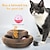 Χαμηλού Κόστους Παιχνίδια για γάτες-μαγικό όργανο παιχνίδι γάτας γάτες ξύσιμο σανίδα γρατσουνιάς στρογγυλό κυματοειδές ξύσιμο παιχνιδιών για γάτες που τρίβουν αξεσουάρ γάτας με νύχια