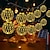 billige LED-stringlys-solenergi marokkanske lysstrenger led globe fe lys utendørs vanntett 8 lysmoduser ip65 vanntett ball lys jule bryllup fest hage ferie dekorasjon