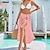 cheap Cover Ups-Women&#039;s Swimwear Beach Bottom Normal Swimsuit Plain Lace up Black White Pink Blue Khaki Bathing Suits Beach Wear Summer Sexy