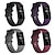 billiga Fitbit klockband-4-pack Klockarmband för Fitbit Charge 4 / Charge 3 / Charge 3 SE Silikon Ersättning Rem Metalllås Justerbar Andningsfunktion Sportband Armband