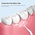 preiswerte Persönliche Schutzausrüstung-Zahnseide kabellose Zahn-Munddusche tragbare Zahnseide für Zähne mit abnehmbarem 220-ml-Tank wiederaufladbarer ipx7 wasserdichter Wasser-Zahnreiniger Picks mit 3 Modi 4 Tipps für Familienreisen