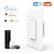 cheap Light Switches-Smart Wall Light Switch 16A 3 Way Switch 1800W Tuya Smart Life Voice Control 2.4Ghz WiFi Push Button Work With Alexa Google Home