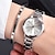 voordelige Quartz-horloges-vrouwen quartz horloge met liefde armband sieraden set mode luxe analoog horloge digitaal roestvrij stalen horloge valentijnscadeau voor haar