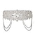 cheap Historical &amp; Vintage Costumes-1920s Flapper Headpiece Roaring 20s Headband Great Gatsby Headband Chain for Women Vintage Hair Accessory White Silver Wedding Party