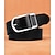 cheap Men&#039;s Accessories-Men&#039;s Leather Belt Ratchet Belt Casual Belt Classic Jean Belt Black Brown Stylish Casual Gentleman Cowhide Daily Wear Going out Weekend Plain