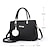 cheap Handbag &amp; Totes-Women&#039;s Handbag Crossbody Bag Diaper Bag Tote PU Leather Office Daily Pendant Adjustable Large Capacity Durable Solid Color Black White Pink