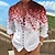 billige Hawaii-skjorte til mænd-Herre Skjorte Farveblok Grafiske tryk Høj krave Rød Marineblå Blå Lilla Grøn udendørs Gade Langærmet Trykt mønster Tøj Mode Designer Afslappet Bekvem