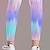 cheap Girl&#039;s 3D Bottoms-Girls&#039; 3D Graphic Color Block Leggings Summer Spring Active Cute Streetwear Polyester Kids 3-12 Years Outdoor Street Sport Slim