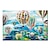 preiswerte Stillleben-Gemälde-Mintura handgefertigte Heißluftballon-Ölgemälde auf Leinwand, Wandkunst, Dekoration, modernes abstraktes Bild für Heimdekoration, gerolltes, rahmenloses, ungedehntes Gemälde