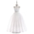 levne Párty šaty-dětské květinové dívčí společenské šaty jednobarevné šaty pro první přijímání pro dívky představení bez rukávů svatební společenské šaty krajkový tyl rozkošná princezna bavlna narozeninová oslava krajkové bílé šaty