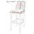 billige Spisestolebetræk-strækbar stolbetræk pubdisk skammel stol betræk til spisestue cafemøbel sædebetræk strækbeskyttere skridsikker med elastisk bund