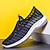 cheap Men&#039;s Slip-ons &amp; Loafers-Men&#039;s Loafers &amp; Slip-Ons Flyknit Shoes Walking Casual Daily Tissage Volant Breathable Loafer Black Blue Summer Spring