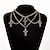cheap Costumes Jewelry-Gothic Necklace Chocker Chain Criss Cross Multi-Element Multi-Layer Necklace Chain Punk Gothic Style