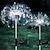 cheap Pathway Lights &amp; Lanterns-Fireworks Solar Lights Outdoor Pathway Lights Solar Powered Starburst Fairy Lights Waterproof 8 Lighting Modes with Remote Control For Patio Decorative Landscape 90/120/150/180/200 LEDs