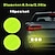 Недорогие Автомобильные наклейки-10 шт., бампер для автомобиля, грузовика, светоотражающие предупреждающие наклейки для ночного вождения, безопасности для мотоциклов, велосипедов, наклейки для безопасности