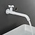 ieftine Robinete Chiuvetă Baie-robinet de baie chiuvetă numai robinete pentru chiuvetă cu apă rece montată pe perete, rotire 360 cu un singur mâner alamă antică robinet pentru vas de toaletă negru crom alb auriu