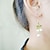 cheap Earrings-Women&#039;s Drop Earrings Earrings Vintage Style Flower Cute Vintage Elegant Holiday Imitation Pearl Earrings Jewelry Green For Party Gift Holiday Prom Festival 1 Pair