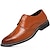 voordelige Heren Oxfordschoenen-Voor heren Oxfords Derby-schoenen Bullock Shoes Jurk schoenen Zakelijk Bruiloft Feesten &amp; Uitgaan PU Veters Zwart Geel Blauw Lente Herfst
