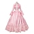 Χαμηλού Κόστους Ιστορικές &amp; Vintage Στολές-Ροκοκό Βικτοριανό 18ος αιώνας Vintage Φόρεμα Φορέματα Κοστούμι πάρτι Χορός μεταμφιεσμένων Φόρεμα χορού Μαρία Αντωνιέτα Μεγάλα Μεγέθη Γυναικεία Κοριτσίστικα Βραδινή τουαλέτα Απόκριες