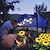 cheap Pathway Lights &amp; Lanterns-Solar Powered Sunflower Lights Outdoor Decorative Garden Stakes Solar LED Pathway Decor Lights Solar Flowers for Garden Patio Lawn Yard Porch Walkway