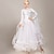 cheap Ballroom Dancewear-Ballroom Dance Dress Embroidery Splicing Crystals / Rhinestones Women&#039;s Performance Party Long Sleeve Tulle Ice Silk