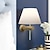 billige Indendørsvæglamper-forfængelighedslys led spejl frontlampe vandtæt ip20 jernstof led badeværelseslys over spejl sort vægbelysningsarmaturer til badeværelse soveværelse stue skab