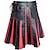 cheap Historical &amp; Vintage Costumes-Retro Vintage Punk &amp; Gothic Medieval 17th Century Skirt Scottish Utility Kilts Men&#039;s Halloween LARP Skirts