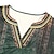 preiswerte Bedruckte Kleider-damen casual kleid Etuikleid Midikleid Grün Halbarm Blumendruck Herbst Frühling Sommer V-Ausschnitt 2023 S M L XL XXL 3XL