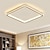 cheap Dimmable Ceiling Lights-LED Ceiling Light Super Thin 105/50cm Ceiling Lamp Modern Acrylic Metal Stepless Dimming Bedroom Painted Finish Lights 110-240V ONLY DIMMABLE WITH REMOTE CONTROL