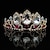 cheap Costumes Jewelry-Head Jewelry Tiaras Forehead Crown Retro Vintage Chic &amp; Modern Gothic Royal Style Alloy For Princess Black Swan Cosplay Halloween Carnival Women&#039;s Girls&#039; Costume Jewelry Fashion Jewelry