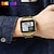 levne Digitální hodinky-skmei pánské digitální hodinky 3atm vodotěsné luxusní business pánské hodinky zadní světlo stopky nerezové venkovní sportovní čtvercové hodinky pro muže