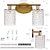 cheap Vanity Lights-Vanity Light Crystal IP20 2/3-Heads LED Mirror Front Lamp LED Bathroom Lights Over Mirror Wall Lighting Fixtures for Bathroom Bedroom Living Room Cabinet Gold Silver