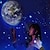 cheap Star Galaxy Projector Lights-Moon Earth Astronaut Lamp Projector Night Light 360 Moon Projection Light USB Star Night Light Charging Lighting with 3 ModesRomantic Atmosphere Lamp for Selfie Backgroun Bedroom Decor