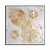 abordables Pinturas abstractas-Arte de pared de astilla de oro con textura blanca, pintura moderna abstracta con textura pintada a mano para sala de estar, cuadros modernos, arte de lienzo (sin marco)