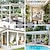 ieftine perdele impermeabile-perdele de exterior impermeabile pentru interior nunta terasa draperii groase de intimitate pentru dormitor de nunta, sufragerie, veranda, pergola, cabana, 1 panou
