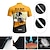 baratos Camisolas masculinas-21Grams Homens Camisa para Ciclismo Manga Curta Moto Blusas com 3 bolsos traseiros Ciclismo de Montanha Ciclismo de Estrada Respirável Secagem Rápida Pavio Humido Tiras Refletoras Amarelo Rosa claro