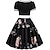 Χαμηλού Κόστους Ιστορικές &amp; Vintage Στολές-Ρετρό / Βίντατζ Δεκαετία του 1950 Φόρεμα A-Line Ροκμπίλι Swing φόρεμα Φόρεμα Flare Μεσημέρι Γυναικεία Γραμμή Α Λαιμόκοψη V Απόκριες Πάρτι / Βράδυ Καλωσόρισμα Κοκτέιλ Πάρτι Φόρεμα
