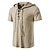 economico Cime-t-shirt vichinga medievale in cotone a maniche corte con cappuccio camicie da uomo in stile retrò con lacci hippie abbinati al costume larp