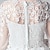 Χαμηλού Κόστους Φορέματα για πάρτι-λουλούδι κοριτσίστικο μονόχρωμο φόρεμα 3/4 μήκους μανίκι απόδοση γάμου επιστροφής στο σπίτι φόρεμα δαντέλας πρώτο φόρεμα κοινωνίας για κορίτσια της μόδας αξιολάτρευτο φόρεμα πριγκίπισσας μάξι δαντέλα κούνια καλοκαίρι άνοιξη