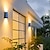 abordables Appliques d&#039;extérieur-Lumière solaire extérieure de jardin rvb couleur changeante ip65 applique murale étanche éclairage solaire pour passerelle clôture escalier décoration de cour éclairage