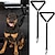 זול רצועות וקולרים לכלבים-חגורת בטיחות לכלב חיות מחמד גדולה ובינונית נסיעות לכלב רכב חבל אבזם בטיחות לרכב אבזם בטיחות בחבל קבוע כלי רכיבה לרכב