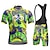 cheap Men&#039;s Clothing Sets-21Grams Men&#039;s Cycling Jersey with Bib Shorts Short Sleeve Mountain Bike MTB Road Bike Cycling Yellow Red Sky Blue Graphic Bike Quick Dry Moisture Wicking Spandex Sports Graphic Funny Clothing Apparel