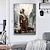 abordables Nude Art-Pintura al óleo de mujer de baile desnuda abstracta en la pared pintada a mano figura de arte de pared moderna cuadro de lienzo para la decoración del hogar de la sala de estar