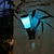 tanie Kinkiety zewnętrzne-Zewnętrzna lampa ogrodowa zasilana energią słoneczną Led Wodoodporna dekoracja Kinkiet do ogrodzenia Ganek Wiejski dom balkonowy Ogród Wystrój ulicy Kolorowe oświetlenie