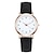 levne Quartz hodinky-dámské hodinky móda ležérní kožený pásek hodinky svítící jednoduché dámské malý ciferník quartzové hodiny šaty náramkové hodinky reloj mujer